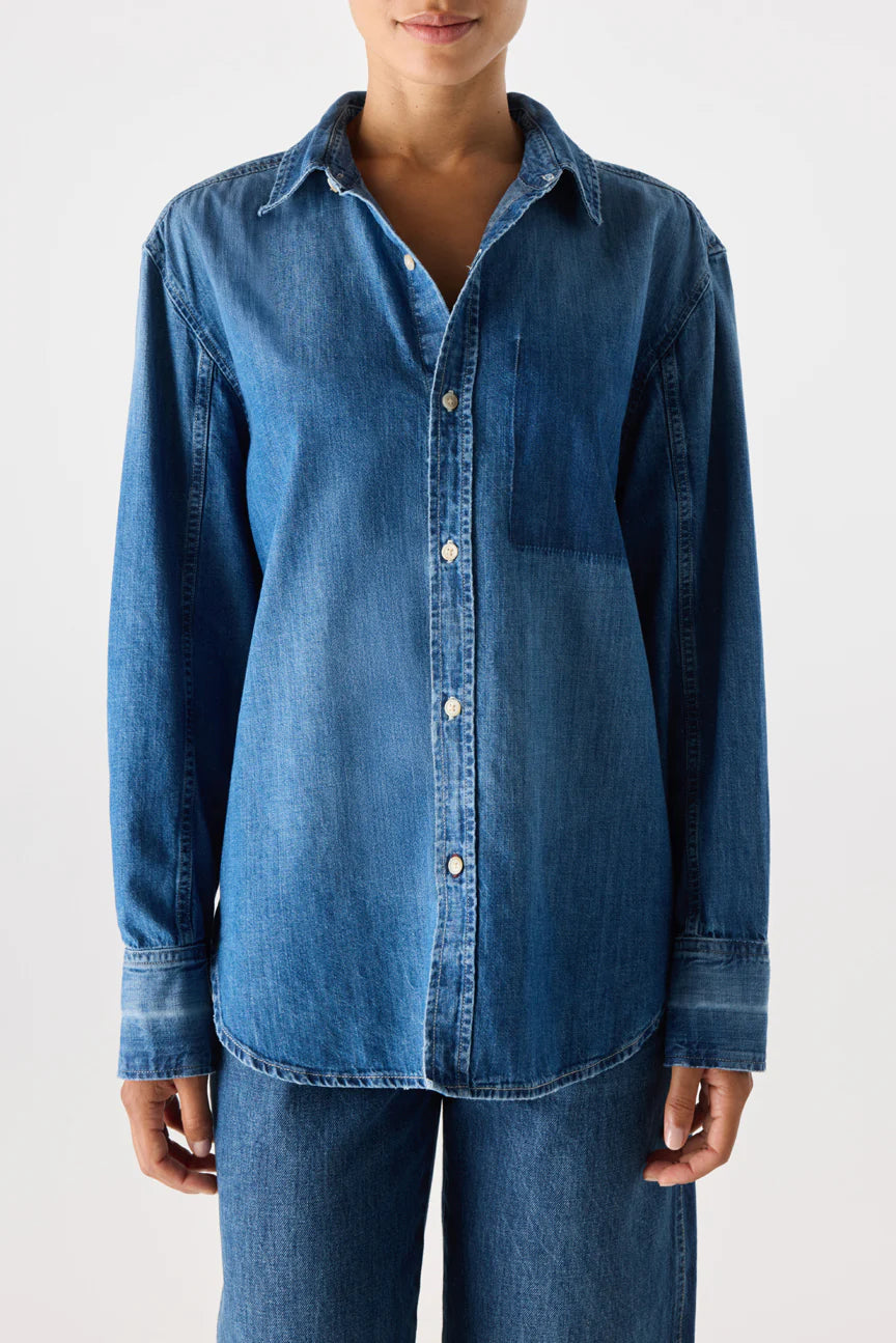 CHRISTIE-WHISPER_DB383-1190X-957_DENIMRUTHOVERSIZEDSHIRT-GLISTEN_DT385-1225X-969_602