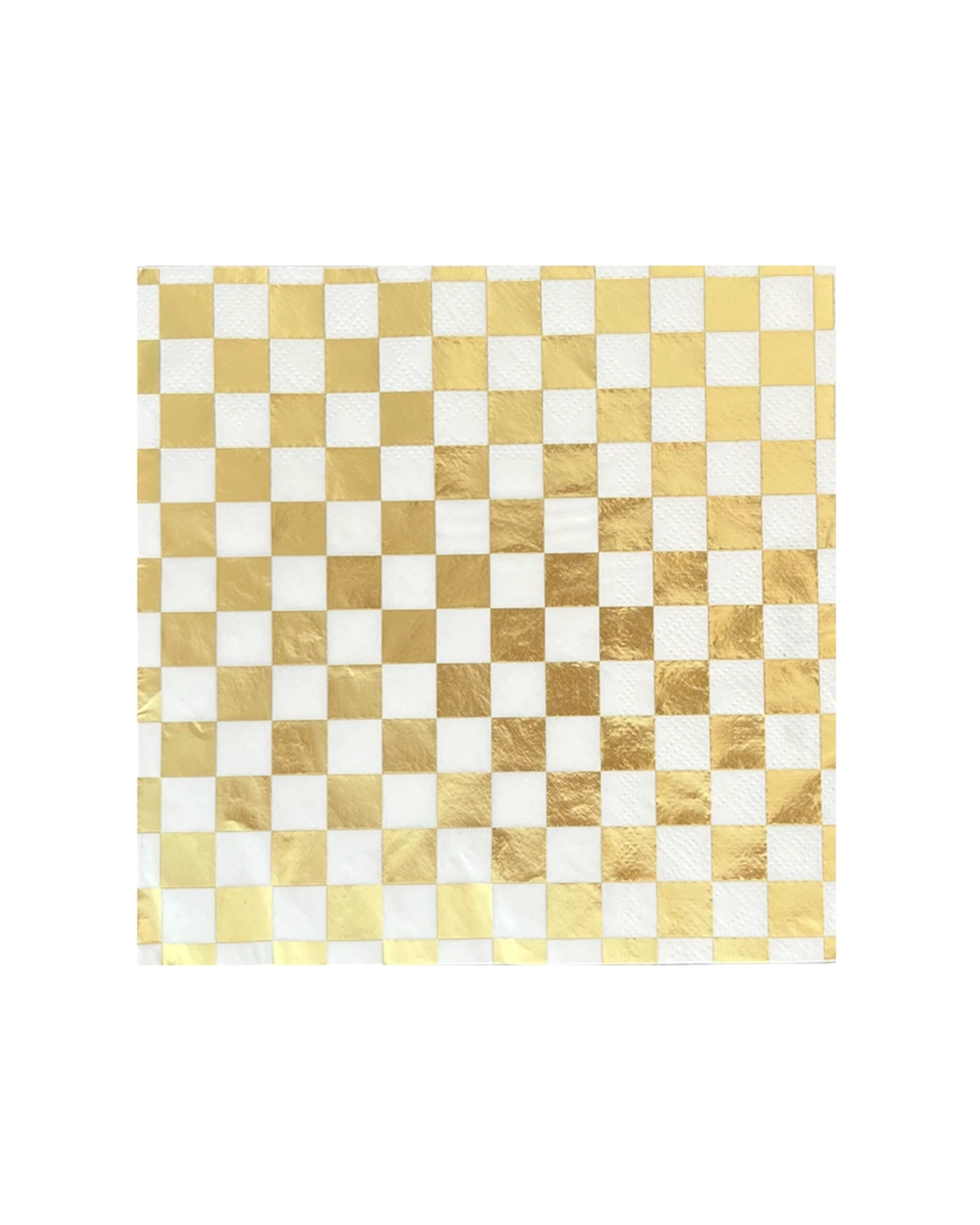 gold_check_cocktail_napkins